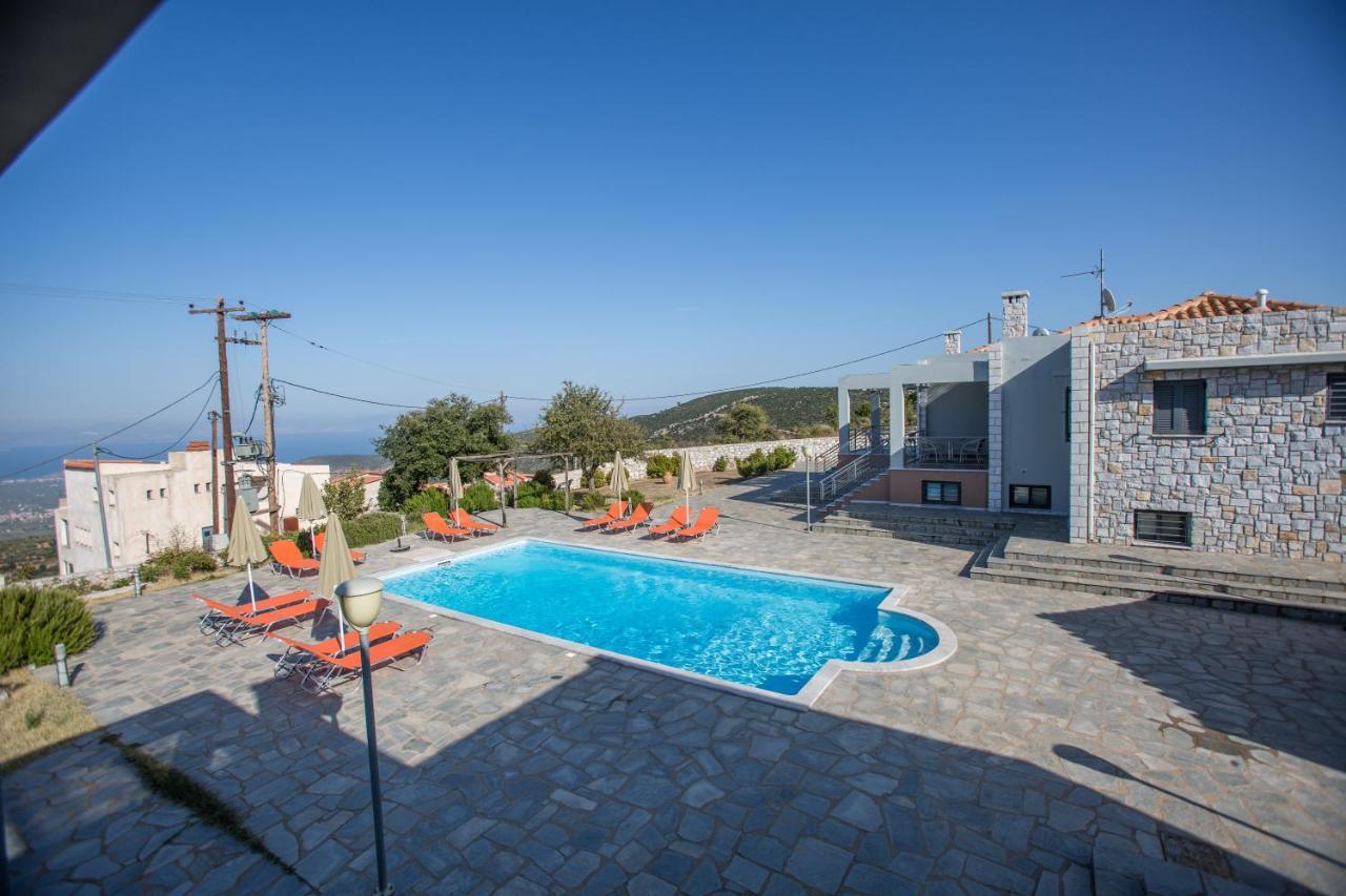 Raise Luxury Villas With A Great Sea View Of Astros Оріні Мелігоу Екстер'єр фото